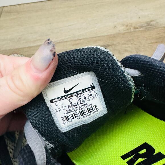 Nike Air Zoom Structure 19 Gray Running Shoes Women’s Size 7.5 - Picture 10 of 11